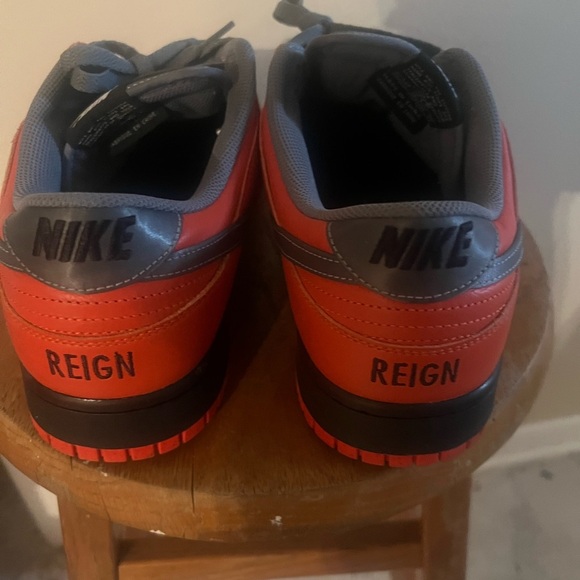 Nike Men's Sneakers - Red and Black - Picture 7 of 8